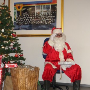 Le père Noël n'a pas oublié les enfants des membres de la compagnie 51