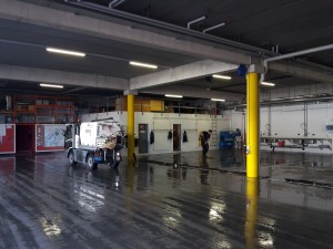 Lavage du garage