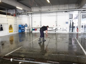 Raclage du garage