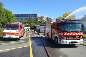 Feu de l'église du Lignon 2014